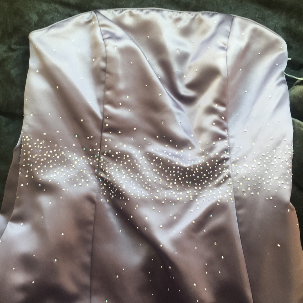 Size 12,  strapless, glittery evening gown